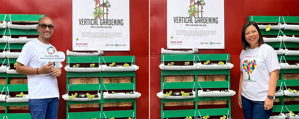 RPH promotes sustainability with vertical gardening
