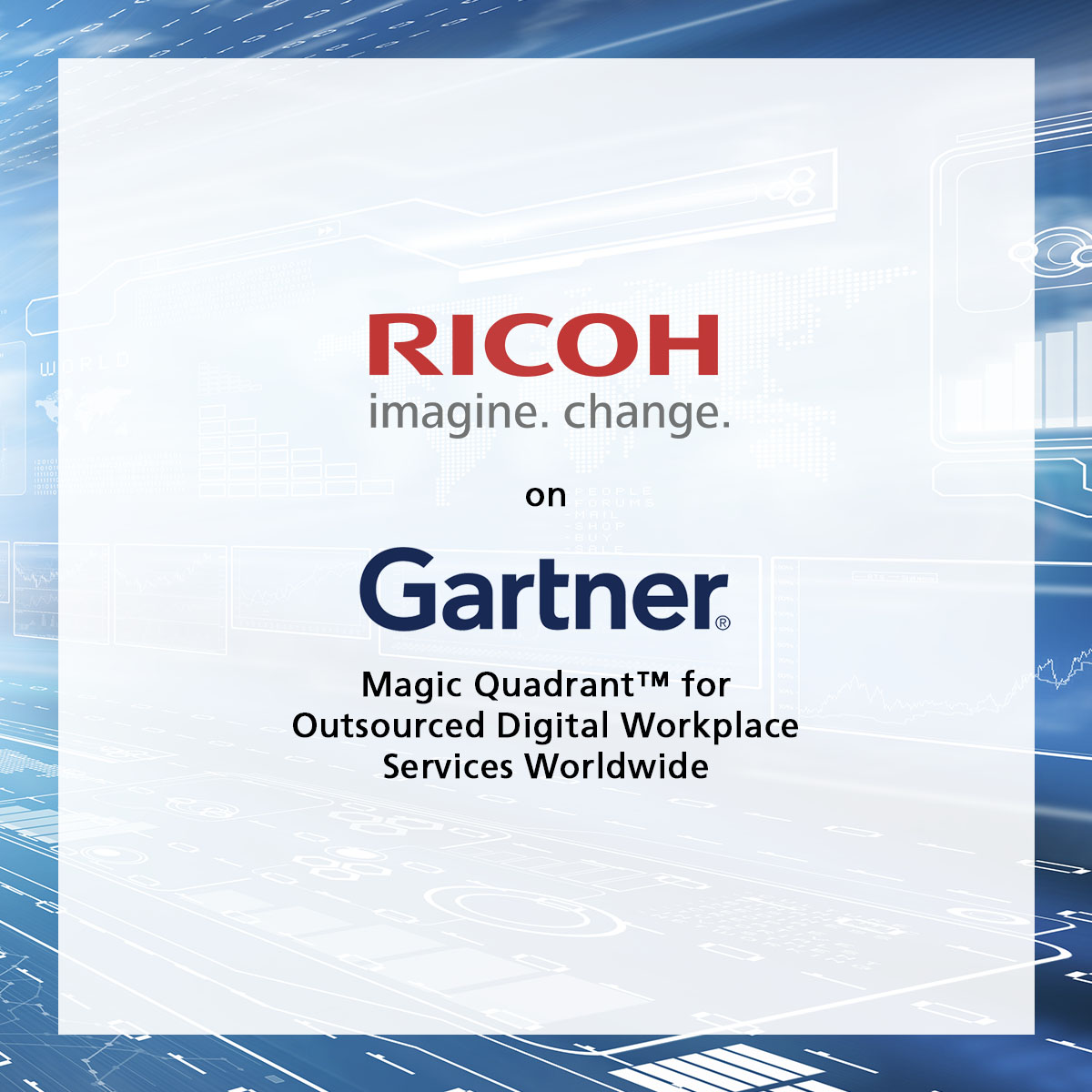 Ricoh positioned in the 2022 Gartner® Magic Quadrant™
