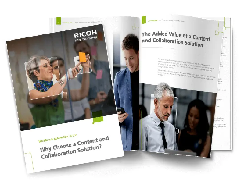 Why Choose a Content and Collaboration Solution ebook mockup